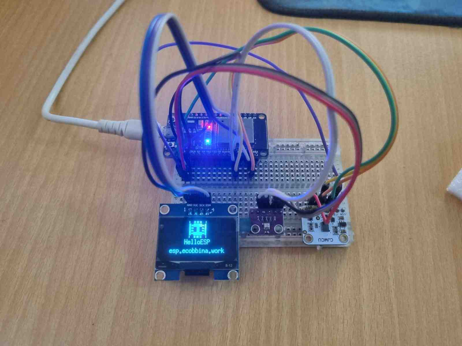 The HelloESP board, current setup