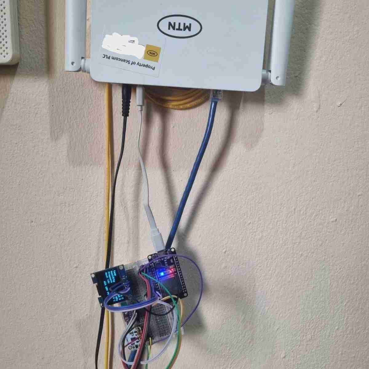 Board location, powered by the MTN Fibre router